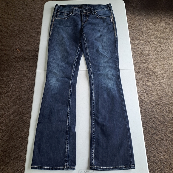 Silver Aiko Bootcut Jeans - Picture 7 of 9